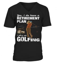 Cool Shirt Golf Humor Retirement Plan Shirt for Golf Fans Men Dad Uncle1340 T-Shirt