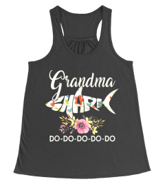 Grandma Shark Doo Doo Doo Funny T-shirt