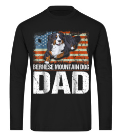 Tshirt Bernese Mountain Dog Dad T shirt966 funny tee