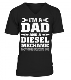 Tee I'm A Dad And Diesel Mechanic Father Mechanic T-Shirt1247 Cool Shirts