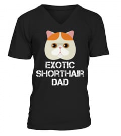 Shirt Mens Exotic Shorthair Dad Cat Owner T-Shirt1272 best tee