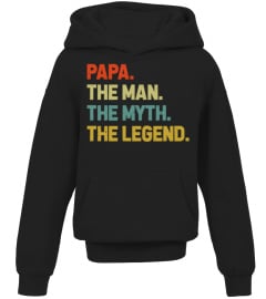 Papa The Man Myth Legend T Shirt For Papa Dad