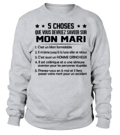 FR - 5 CHOSES MARI HOMME GRINCHEUX