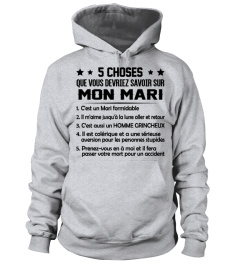 FR - 5 CHOSES MARI HOMME GRINCHEUX