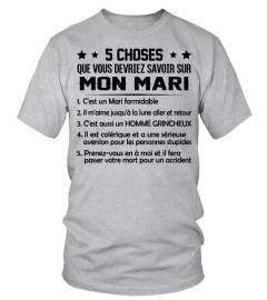 FR - 5 CHOSES MARI HOMME GRINCHEUX