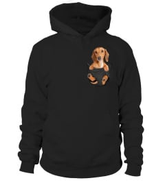 Dachshund Inside Pocket T Shirt