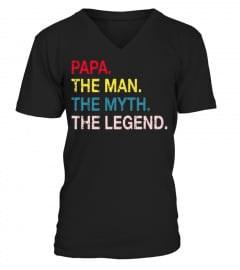 The Man The Myth The Legend TShirt for Mens Papa D