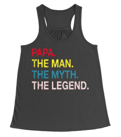 The Man The Myth The Legend TShirt for Mens Papa D