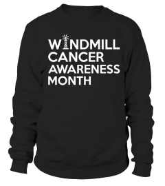 Windmill Cancer Awareness Month Shirt