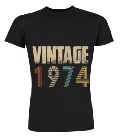 Retro Vintage 1974 T Shirt Born In 1974 