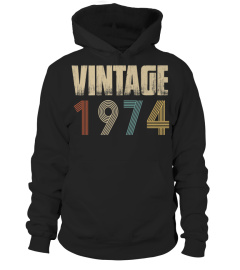 Retro Vintage 1974 T Shirt Born In 1974 