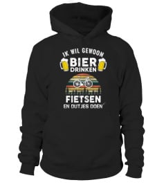 BIER DRINKEN FIETSEN FIETS