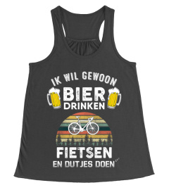 BIER DRINKEN FIETSEN FIETS