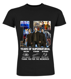 15 Years Of Supernatural Thank