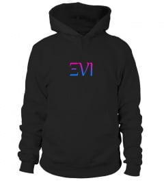 T-Shirt EVI logo dégradé bleu rose