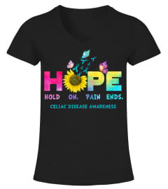 HOPE Celiac Disease Ribbon Awareness Shirt For Women Men Men Women Tee Gift Trending