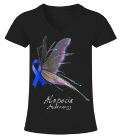 ALOPECIA Awareness Shirt butterfly Men Women Tee Gift Trending