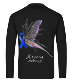 ALOPECIA Awareness Shirt butterfly Men Women Tee Gift Trending