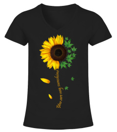Weed Sunflower Shirt Women Marijuana 420 Men Women Tee Gift Trending