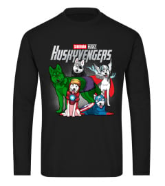 Cute Siberian husky avengers shirt