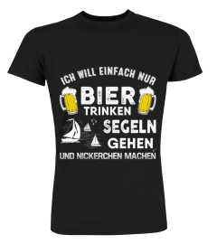 BIER TRINKEN SEGELN GEHEN