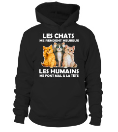 Les chats me rendent heureux