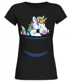 Dabbing unicorn in pocket funny shirt Hip Hop Dabbin T-Shirt