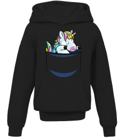 Dabbing unicorn in pocket funny shirt Hip Hop Dabbin T-Shirt