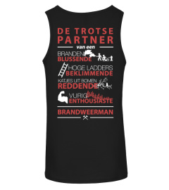 De trotse Partner van een Brandweerman