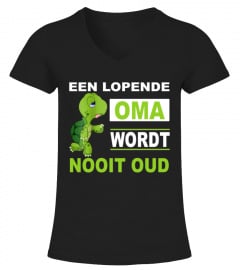 een lopende oma
