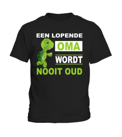 een lopende oma