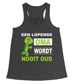 een lopende oma