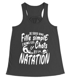 Je Suis une Fille simple j'aime les chats et la natation