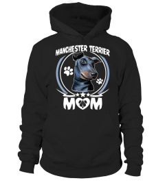 MANCHESTER TERRIER MOM T-SHIRT FOR DOG OWNERS CUTE GIFTS