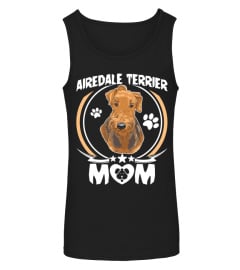 AIREDALE TERRIER MOM T-SHIRT FOR DOG OWNERS TEES