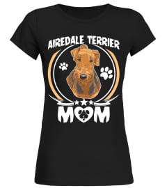 AIREDALE TERRIER MOM T-SHIRT FOR DOG OWNERS TEES