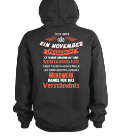 Ich bin ein November Mädchen mit einem unkontrollierbaren Mundwerk Tee 11