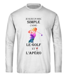 je suis un mec simple - jaime Le golf