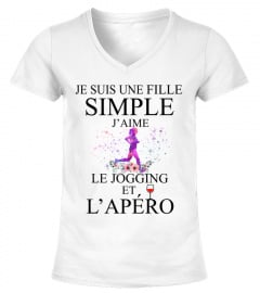 simple fille-jogging