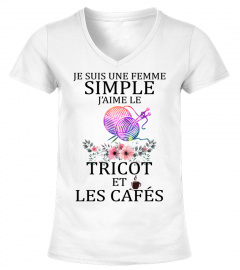Tricot and café - Une femme simple