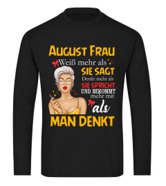 August Frau Weiß mehr als sie sagt Tee