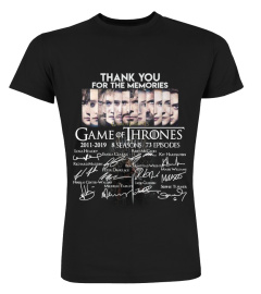 Game Of Thrones Thank You Memories 2011