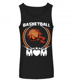 Basketball Mom Tee Funny Cute Mothers Day Gift