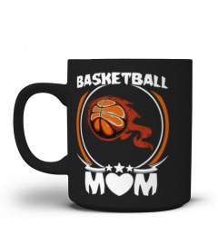 Basketball Mom Tee Funny Cute Mothers Day Gift
