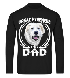 Great Pyrenees Dad T-shirts For Dog Lovers Gift Father Day