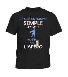 une homme simple-handball