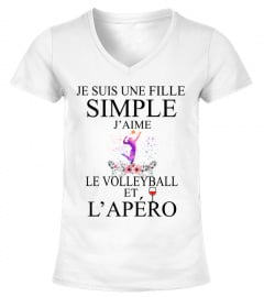 simple fille-volleyball