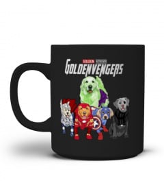 Golden Retrievers Avengers Mug