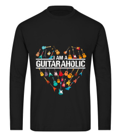 Guitar T Shirt - Guitaraholic