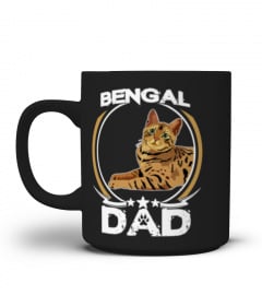 Bengal Dad Shirt Funny Cute Father’s Day Cat Owners